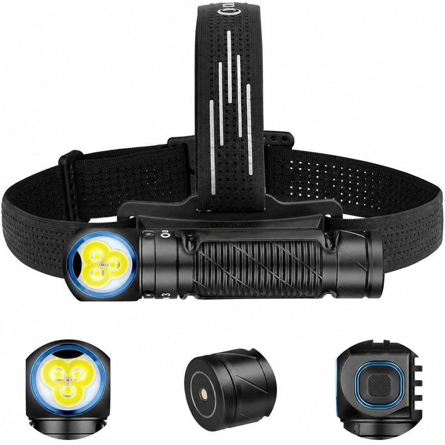 Chariso rechargeable headlamp flexible visibility for work