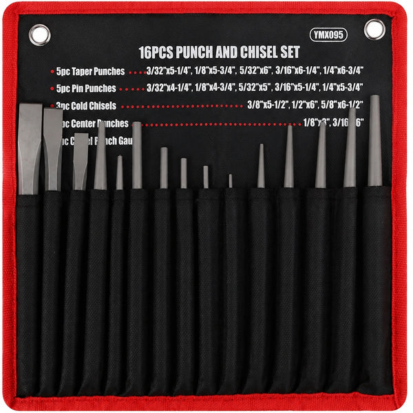 Chariso 16-piece assortment of taper punches