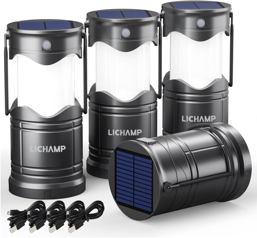 Chariso four-lantern set compact for storage