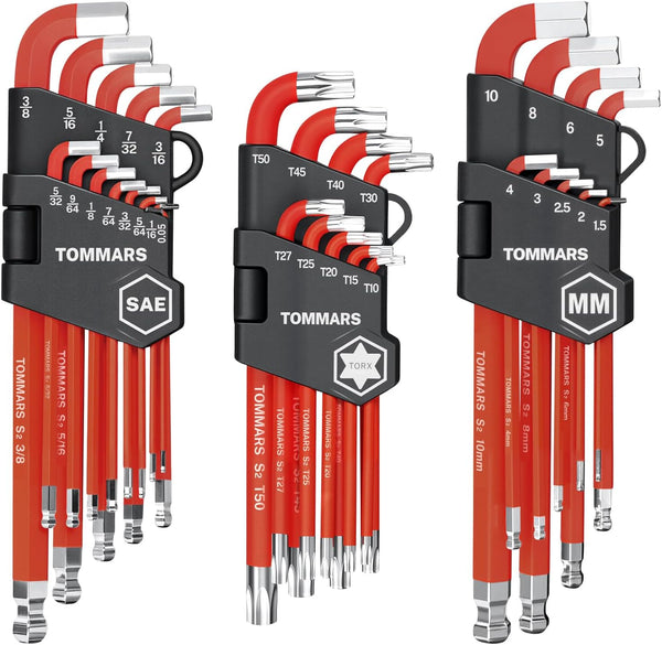 Chariso 31-piece set, which covers SAE sizes from 0