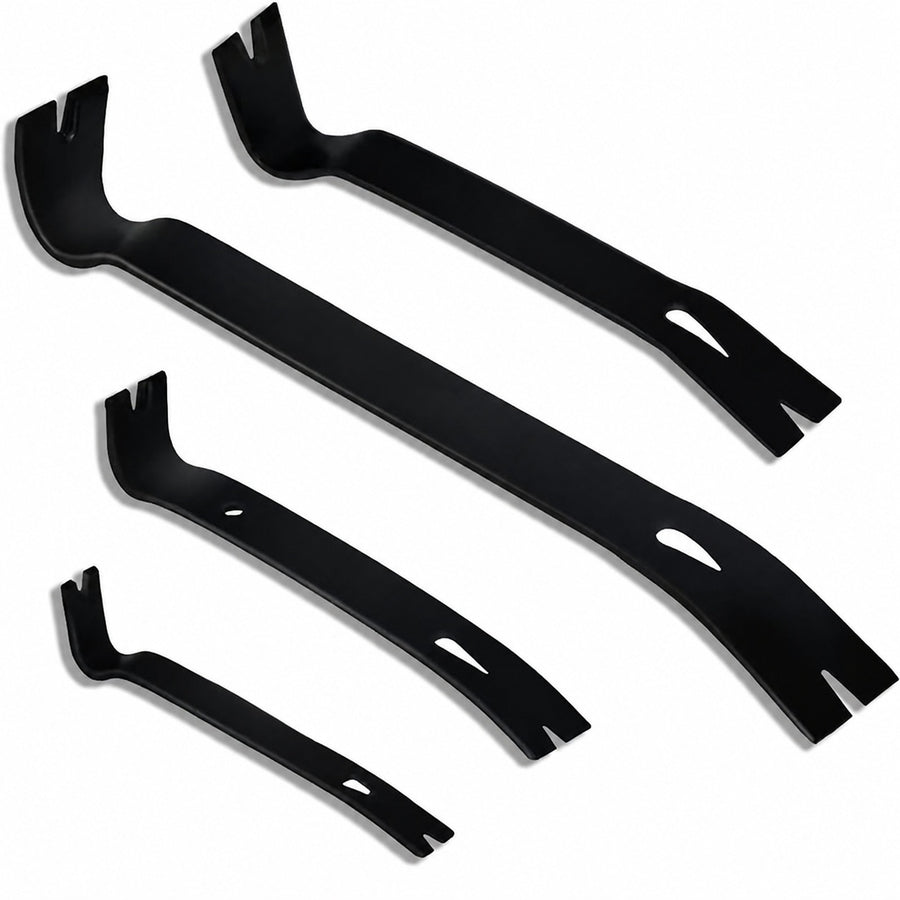 Chariso Close-access nail pulling and heavier lifting are covered by four flat pry bars in 5.5-