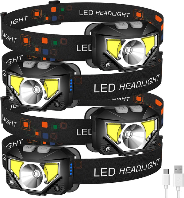 Chariso four-headlamp set combines white and red LEDs