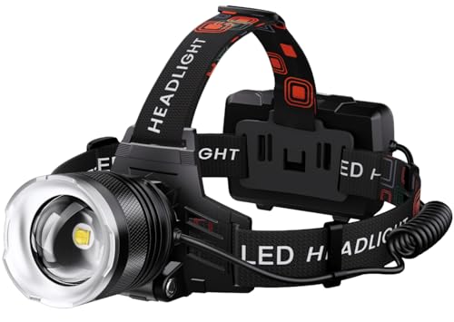 Chariso rechargeable LED headlamp shift between focused distance lighting and broader visibility