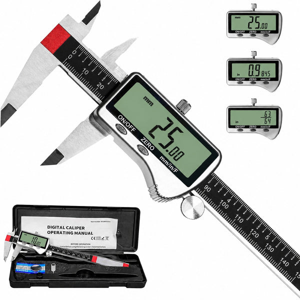 Chariso solid stainless-steel digital caliper